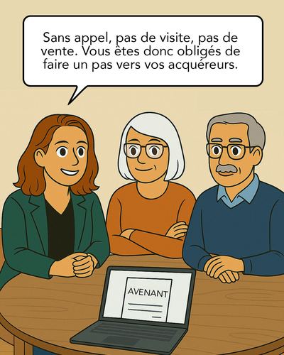 Le couple accepte d'afficher un prix ajusté à la réalité de leur bien, distinct de celui du voisin, pour mieux séduire les acquéreurs adaptés