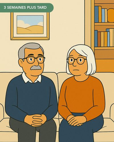 Exemple d'un acquéreur qui visite les deux maisons et perçoit immédiatement les différences que les propriétaires n'avaient pas remarquées