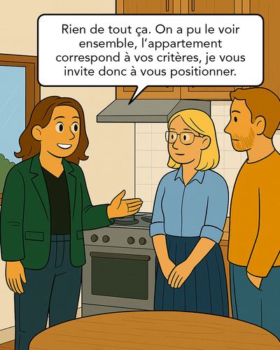 L'agent immobilier explique que la multiplication des mandats nuit à la perception du bien : les acheteurs y voient un signal de difficulté à vendre