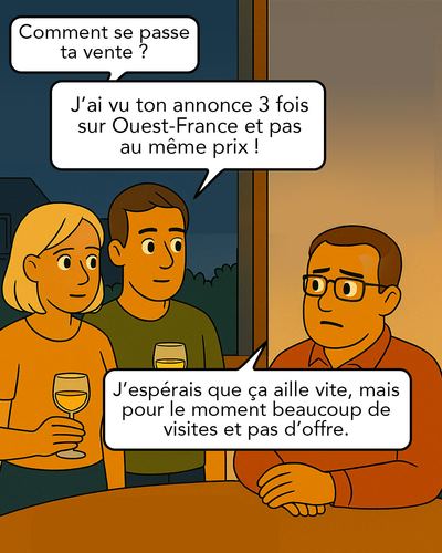 Les agents immobiliers se concurrencent entre eux pour décrocher une visite, sans véritable coordination ni stratégie commerciale commune