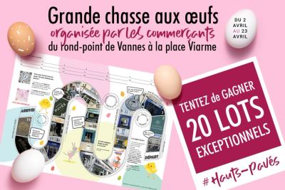 Quartier Hauts-Pavés&nbsp;: Grande Chasse aux œufs